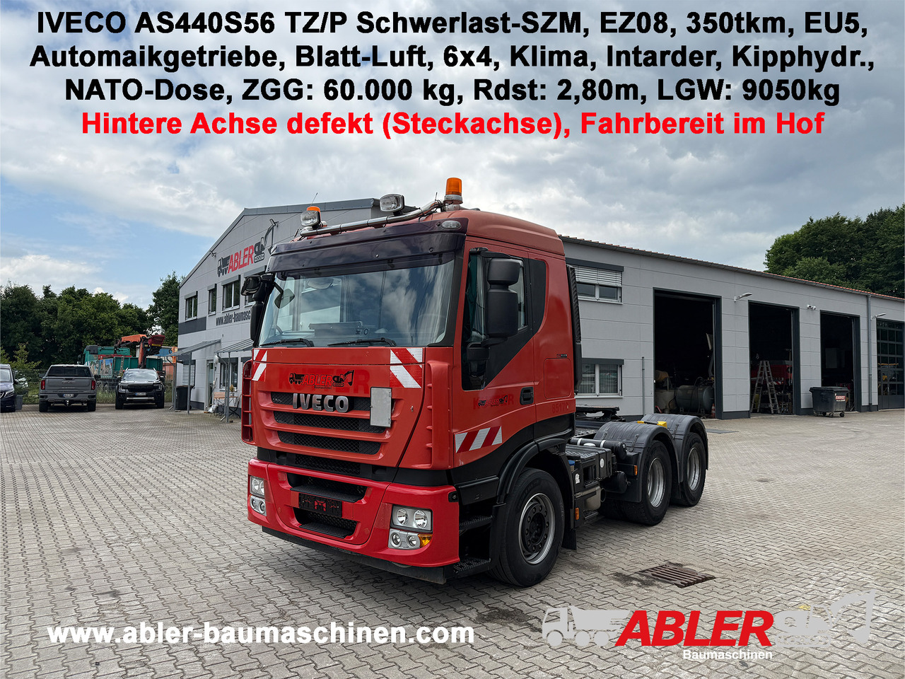 Тягач Iveco AS440S56 TZ/P Schwerlast SZM Kipphydr. Intarder: фото 1