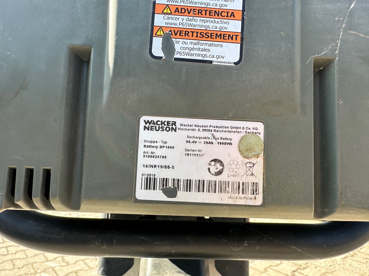 Трамбовка Wacker Neuson AS50E Rüttelstampfer Elektro AKKU!: фото 10