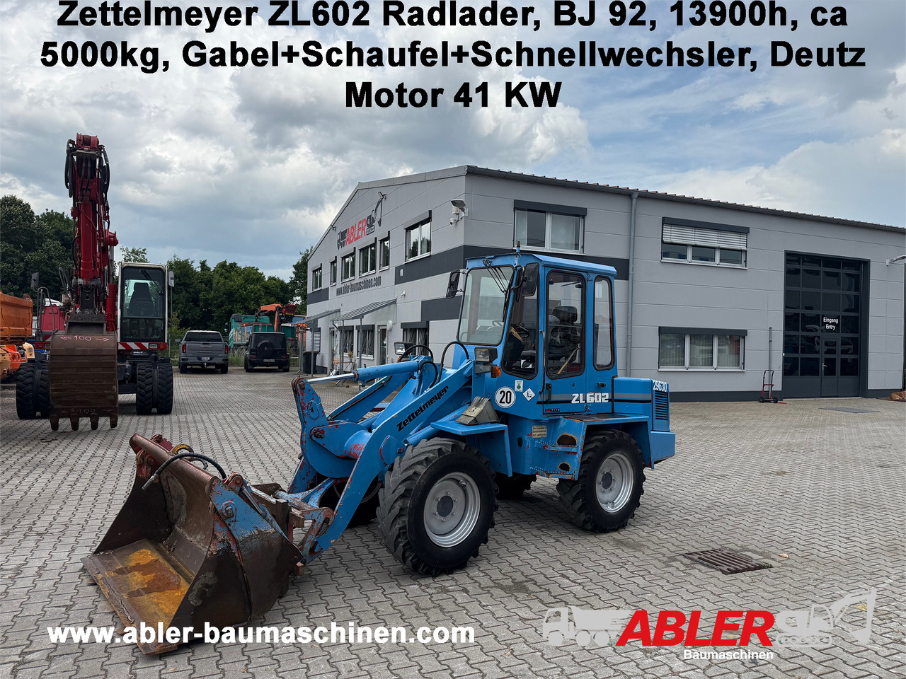 Zettelmeyer ZL502C Radlader Gabel+Klappschaufel+SW - Колёсный погрузчик: фото 1 Zettelmeyer ZL502C Radlader Gabel+Klappschaufel+SW - Колёсный погрузчик: фото 1