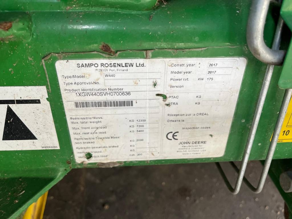 Зерноуборочный комбайн John Deere W 440: фото 14 Зерноуборочный комбайн John Deere W 440: фото 14