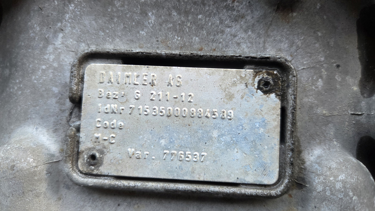 MERCEDES-BENZ G211-12 ACTROS MP3 - Коробка передач: фото 5 MERCEDES-BENZ G211-12 ACTROS MP3 - Коробка передач: фото 5