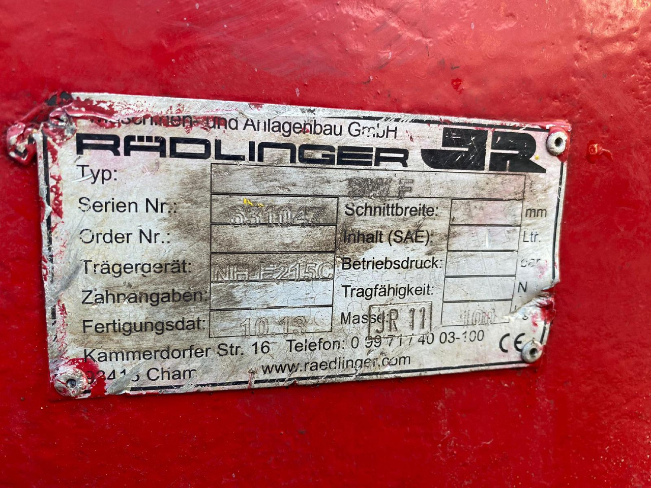 Lehnhoff SW F NEW Holland E 215 - Сцепное устройство: фото 3 Lehnhoff SW F NEW Holland E 215 - Сцепное устройство: фото 3