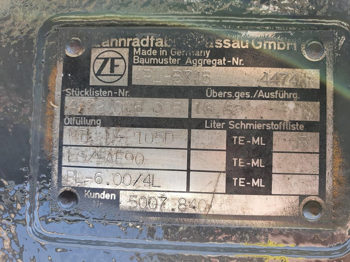 Liebherr AP B 745 aus A312 - Ось и запчасти для Строительной техники: фото 5 Liebherr AP B 745 aus A312 - Ось и запчасти для Строительной техники: фото 5