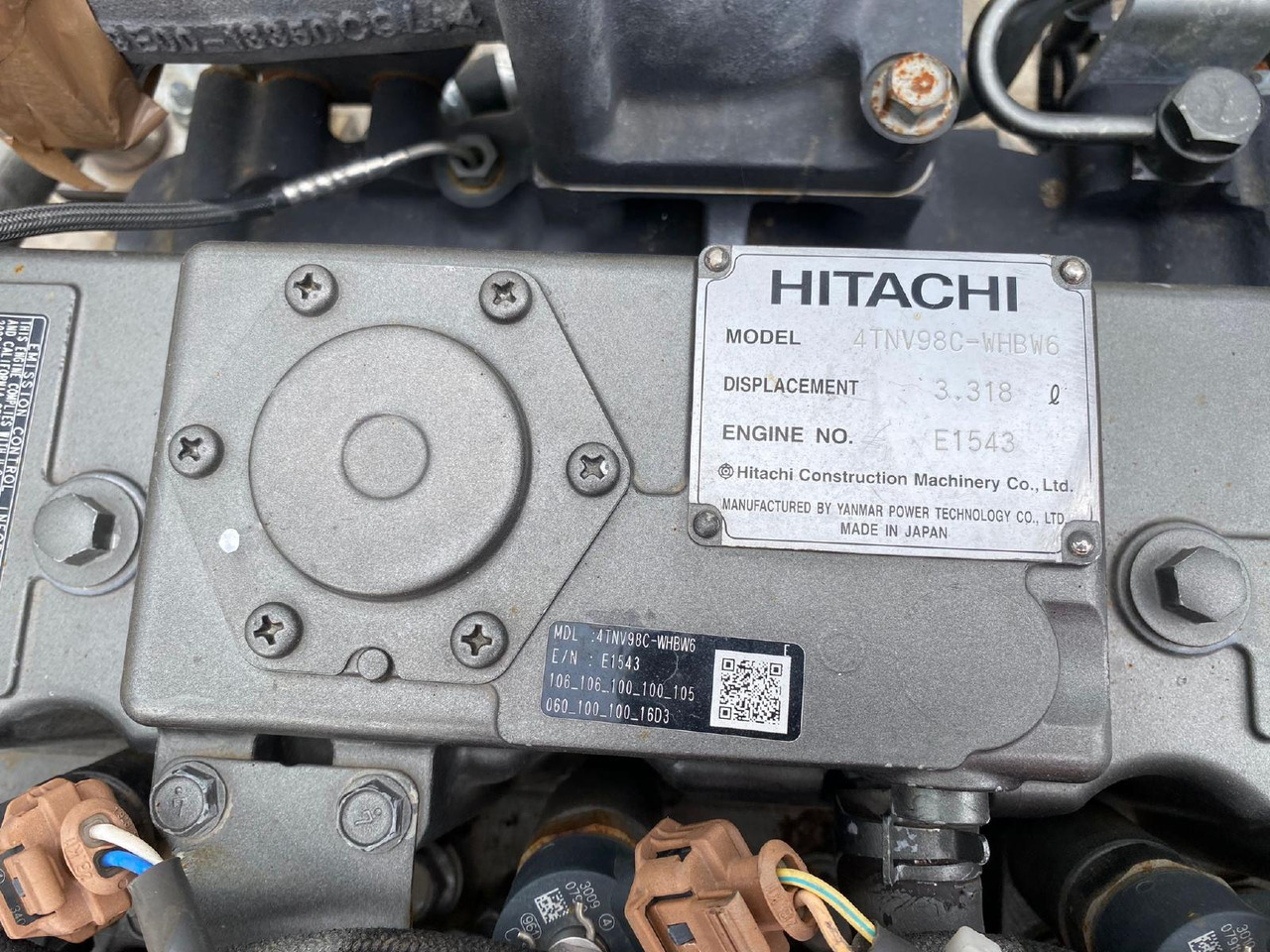 Двигатель для Строительной техники Yanmar Hitachi 4TNV 98C aus ZX 85: фото 9