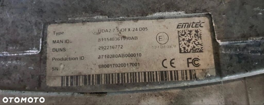 Moduł EMITEC Euro 6 Man TGX TGS 440KM 81154036134000 regeneracja 81154036134000 - Глушитель/ Выхлопная система для Грузовиков: фото 2 Moduł EMITEC Euro 6 Man TGX TGS 440KM 81154036134000 regeneracja 81154036134000 - Глушитель/ Выхлопная система для Грузовиков: фото 2