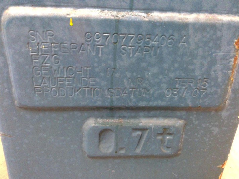 Faun ATF 40G-2 counterweight 0,7 ton left side - Противовес для Строительной техники: фото 5 Faun ATF 40G-2 counterweight 0,7 ton left side - Противовес для Строительной техники: фото 5