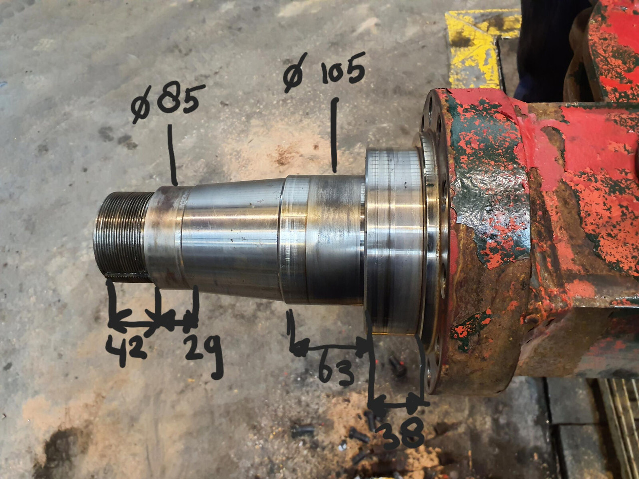 Krupp KMK 5100 axle 3 housing - Ось и запчасти для Мобильных кранов: фото 5 Krupp KMK 5100 axle 3 housing - Ось и запчасти для Мобильных кранов: фото 5