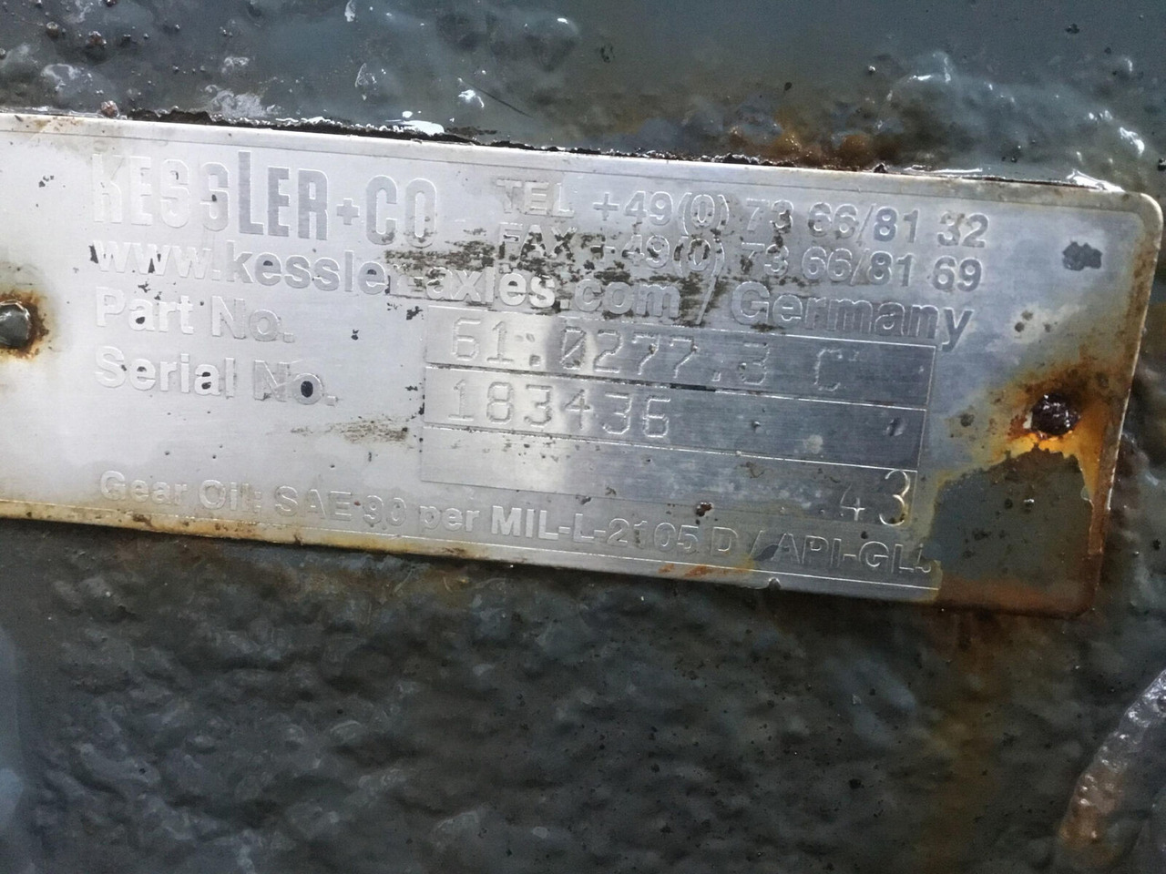 Liebherr LTM 1045-3.1 axle 1 - Ось и запчасти для Мобильных кранов: фото 5 Liebherr LTM 1045-3.1 axle 1 - Ось и запчасти для Мобильных кранов: фото 5