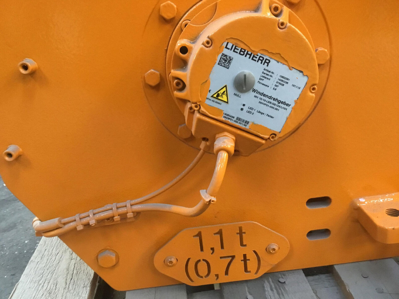 Liebherr LTM 1095-5.1 winch - Лебёдка для Мобильных кранов: фото 5 Liebherr LTM 1095-5.1 winch - Лебёдка для Мобильных кранов: фото 5