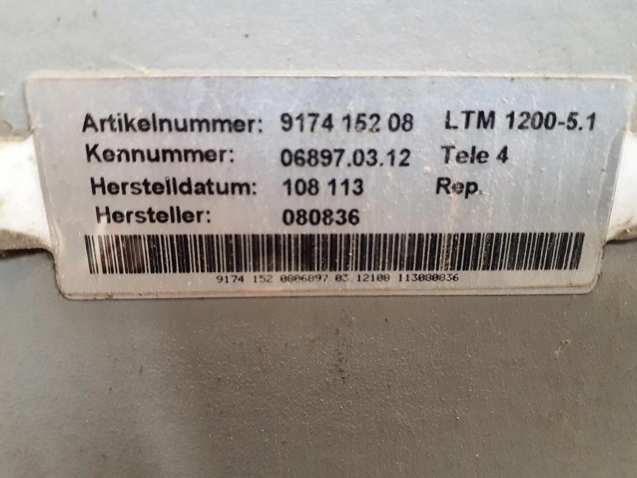 Liebherr LTM 1200-5.1 Telescopic section 4 - Стрела для Вседорожных кранов: фото 5 Liebherr LTM 1200-5.1 Telescopic section 4 - Стрела для Вседорожных кранов: фото 5