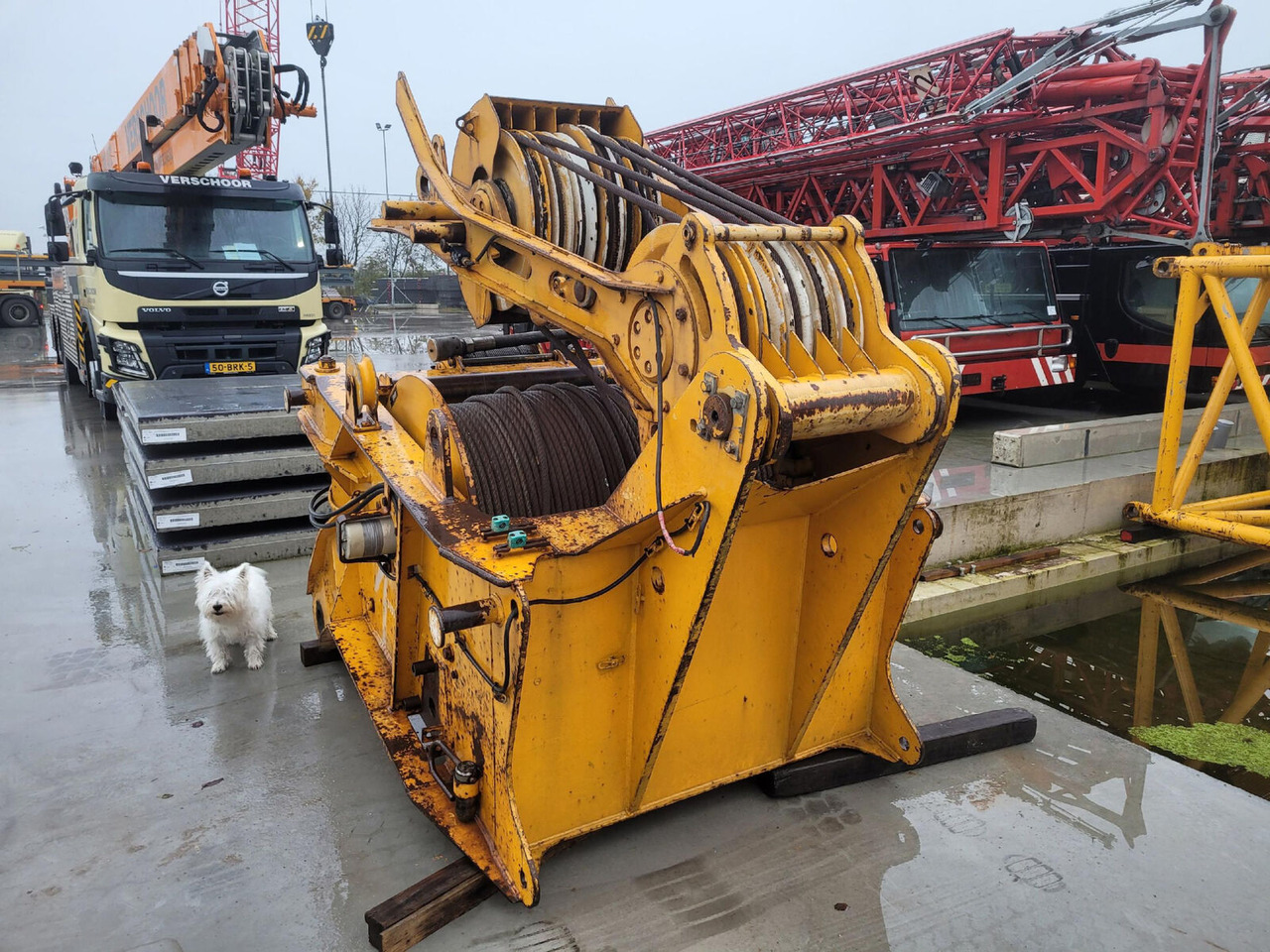 Liebherr LTM 1300 luffing jib winch with frame - Лебёдка для Мобильных кранов: фото 3 Liebherr LTM 1300 luffing jib winch with frame - Лебёдка для Мобильных кранов: фото 3