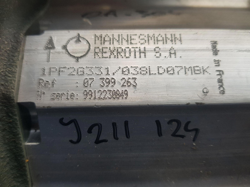 Rexroth Mannesmann Rexroth gear pump - Гидравлический насос для Кранов: фото 5 Rexroth Mannesmann Rexroth gear pump - Гидравлический насос для Кранов: фото 5