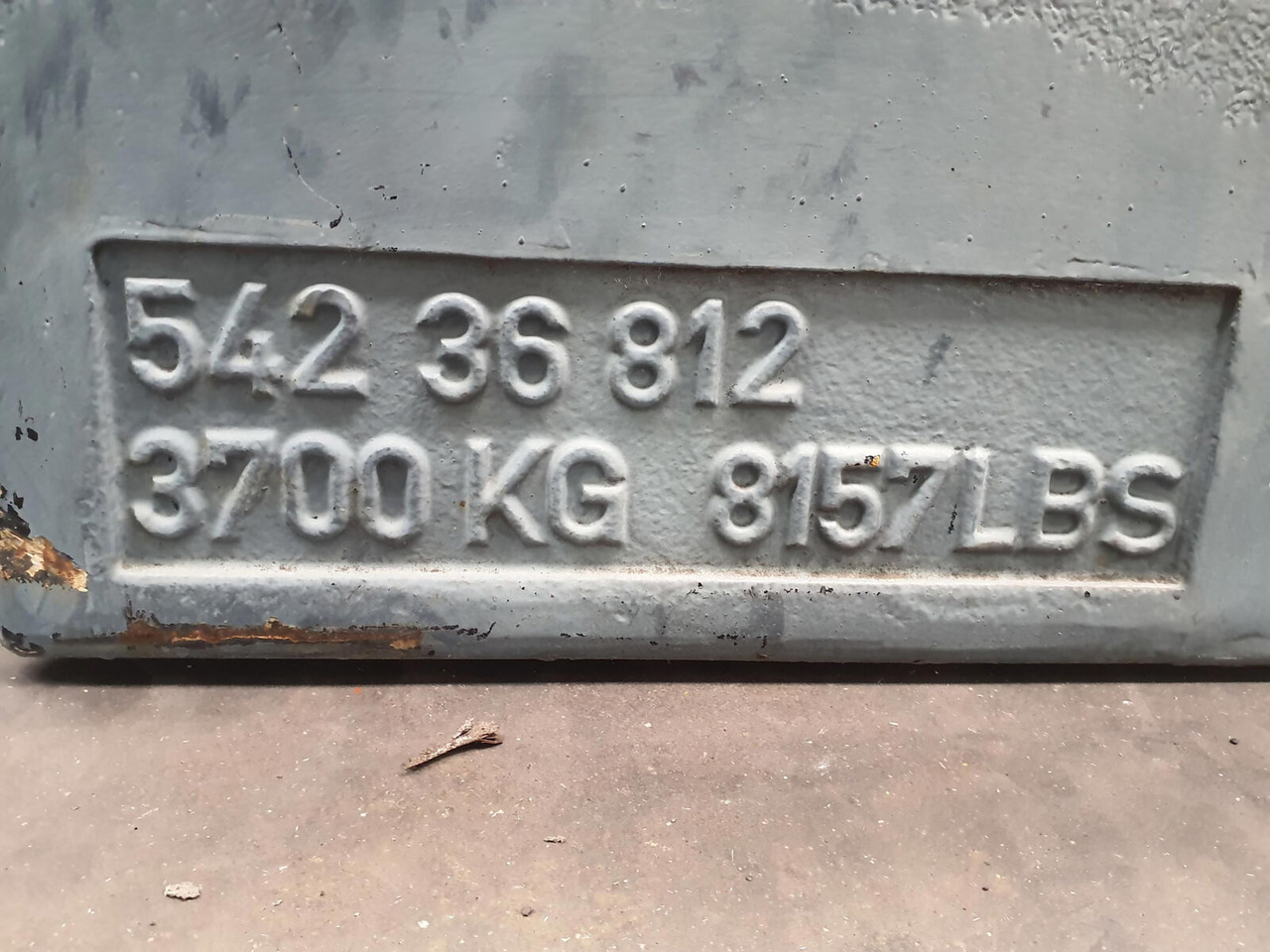 Terex Terex Demag Challenger 4200 counterweight 3.7 Ton - Противовес для Мобильных кранов: фото 5 Terex Terex Demag Challenger 4200 counterweight 3.7 Ton - Противовес для Мобильных кранов: фото 5