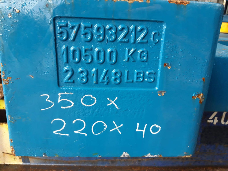 Terex Terex explorer 5800 counterweight 10,5 ton - Противовес для Строительной техники: фото 5 Terex Terex explorer 5800 counterweight 10,5 ton - Противовес для Строительной техники: фото 5