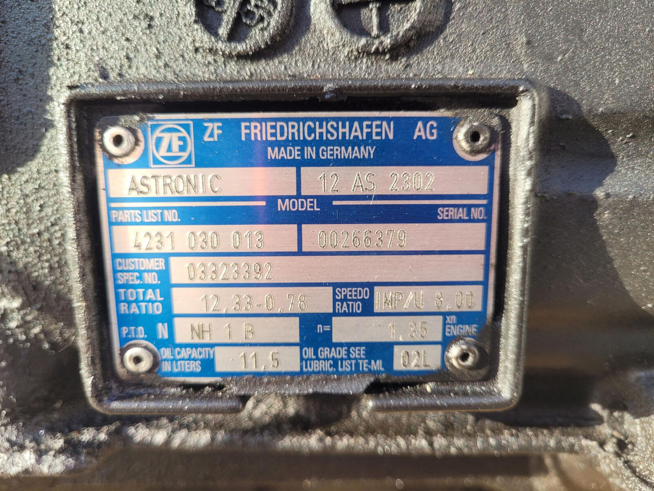 ZF GMK 3055 Gearbox ZF Astronic 12 AS 2302 - Коробка передач для Мобильных кранов: фото 5 ZF GMK 3055 Gearbox ZF Astronic 12 AS 2302 - Коробка передач для Мобильных кранов: фото 5