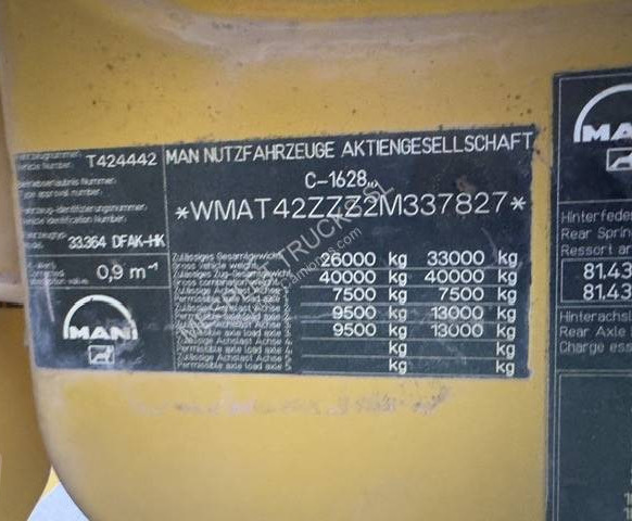 MAN FE 360 - Самосвал: фото 5 MAN FE 360 - Самосвал: фото 5