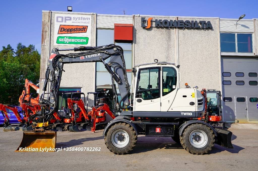 Terex TW110 ENGCON JA KAUHAT - Колёсный экскаватор: фото 1 Terex TW110 ENGCON JA KAUHAT - Колёсный экскаватор: фото 1