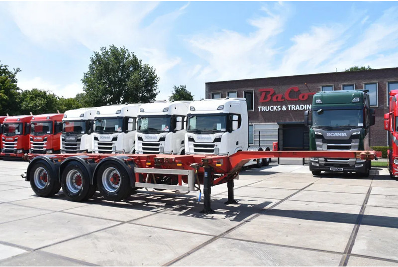 Nooteboom containerchassis - LIFT AXLE - DISC BRAKES - BPW AXLES - 2 x EXTENDABLE - - Полуприцеп-контейнеровоз/ Сменный кузов: фото 1 Nooteboom containerchassis - LIFT AXLE - DISC BRAKES - BPW AXLES - 2 x EXTENDABLE - - Полуприцеп-контейнеровоз/ Сменный кузов: фото 1