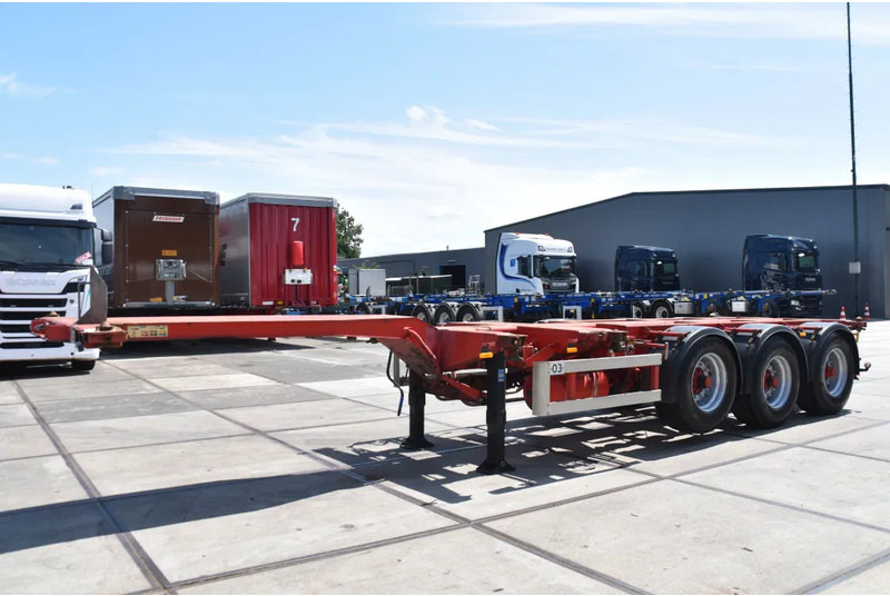 Nooteboom containerchassis - LIFT AXLE - DISC BRAKES - BPW AXLES - 2 x EXTENDABLE - - Полуприцеп-контейнеровоз/ Сменный кузов: фото 5 Nooteboom containerchassis - LIFT AXLE - DISC BRAKES - BPW AXLES - 2 x EXTENDABLE - - Полуприцеп-контейнеровоз/ Сменный кузов: фото 5