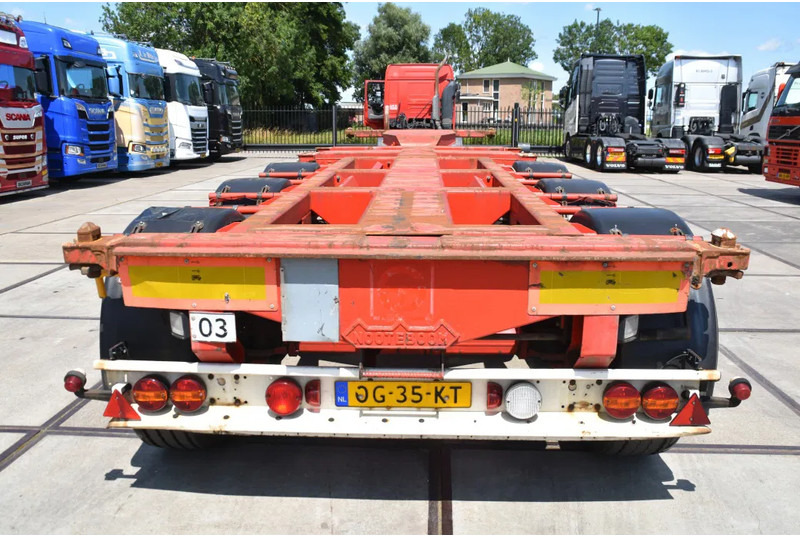 Nooteboom containerchassis - LIFT AXLE - DISC BRAKES - BPW AXLES - 2 x EXTENDABLE - - Полуприцеп-контейнеровоз/ Сменный кузов: фото 3 Nooteboom containerchassis - LIFT AXLE - DISC BRAKES - BPW AXLES - 2 x EXTENDABLE - - Полуприцеп-контейнеровоз/ Сменный кузов: фото 3