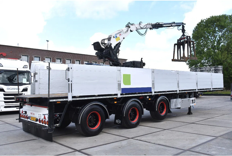 Pacton TPD.348 + KENNIS R 16 (3x) - LIFT AS - 2 x STUURAS - HYDRAULISCHE STEUNPOTEN - SAF ASSEN - SCHIJFREMMEN - NETTE STAAT - - Полуприцеп бортовой/ Платформа: фото 2 Pacton TPD.348 + KENNIS R 16 (3x) - LIFT AS - 2 x STUURAS - HYDRAULISCHE STEUNPOTEN - SAF ASSEN - SCHIJFREMMEN - NETTE STAAT - - Полуприцеп бортовой/ Платформа: фото 2