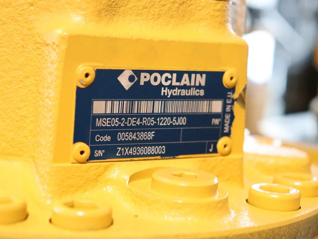 POCLAIN MSE05-2-DE4-R05-1220-5J00 - Гидравлический мотор для Строительной техники: фото 4 POCLAIN MSE05-2-DE4-R05-1220-5J00 - Гидравлический мотор для Строительной техники: фото 4