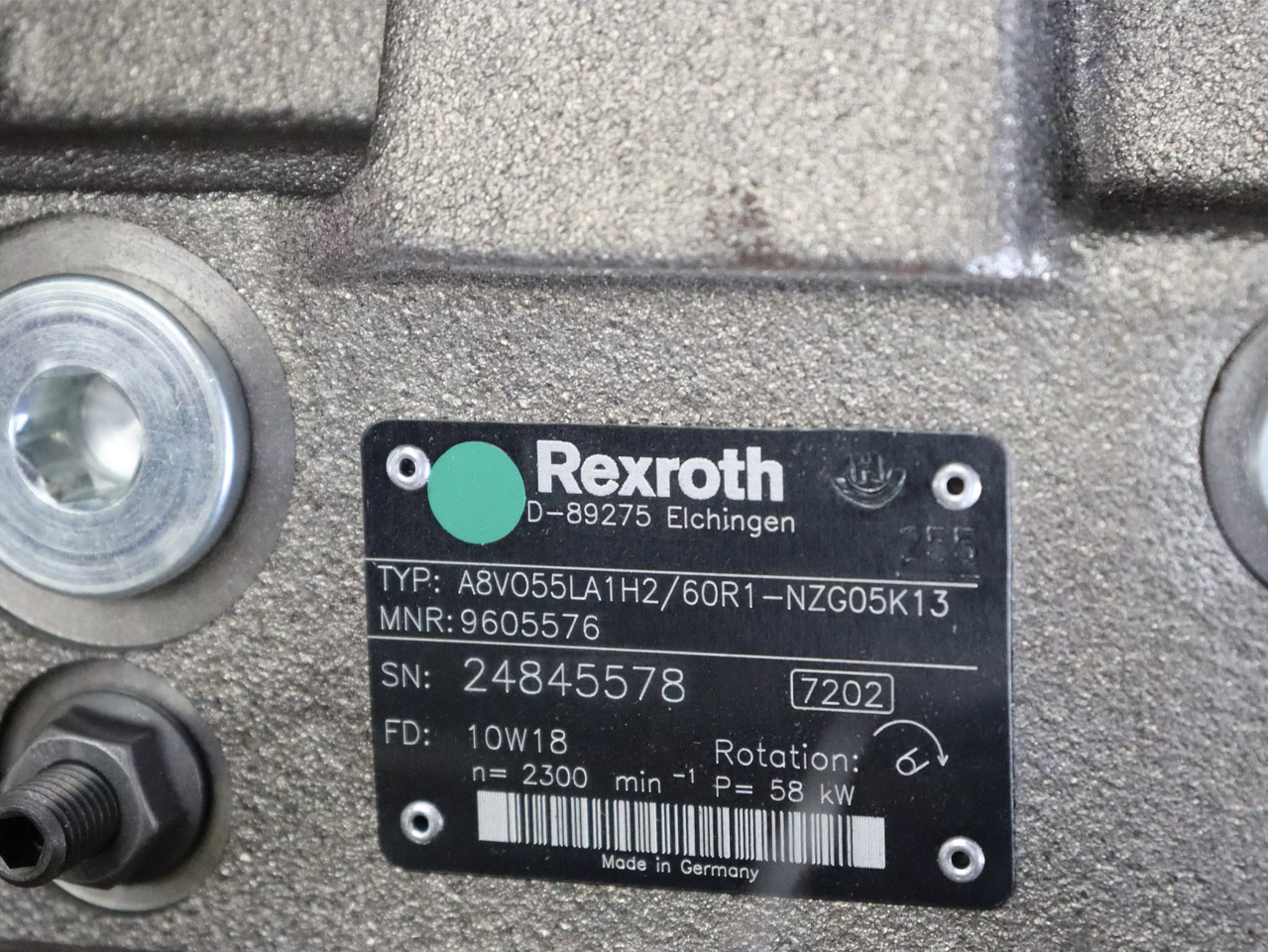 REXROTH A8VO55LA1H2/60R1-NZG05K13 - Гидравлический насос для Погрузочно-разгрузочной техники: фото 4 REXROTH A8VO55LA1H2/60R1-NZG05K13 - Гидравлический насос для Погрузочно-разгрузочной техники: фото 4