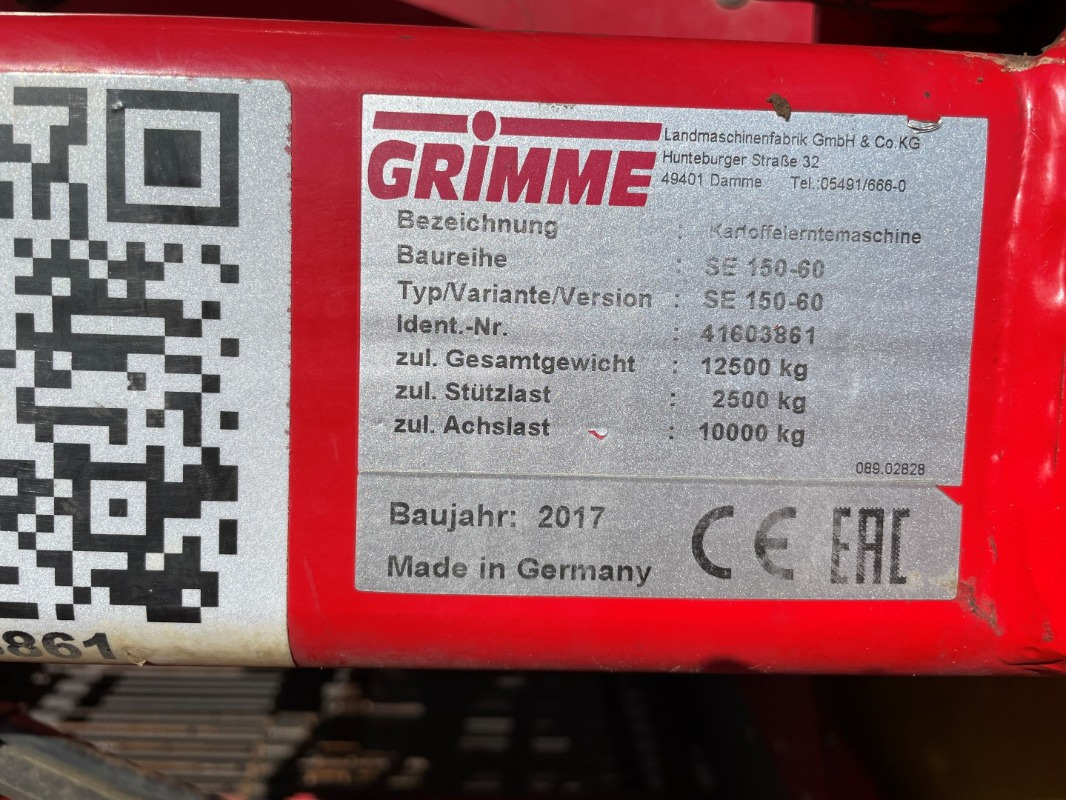 Grimme SE 150-60 UB - Комбайн: фото 2 Grimme SE 150-60 UB - Комбайн: фото 2