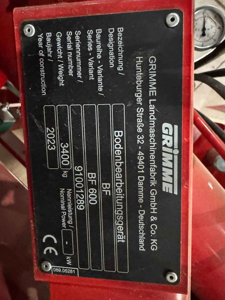 Grimme BFL-600-H Klap - Навесное оборудование для комбайна: фото 4 Grimme BFL-600-H Klap - Навесное оборудование для комбайна: фото 4