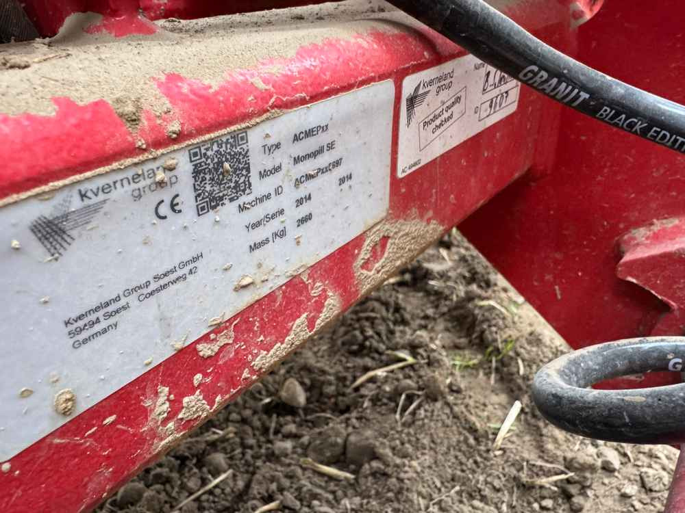 Kverneland MONOPILL 18 rangs - Сеялка: фото 4 Kverneland MONOPILL 18 rangs - Сеялка: фото 4