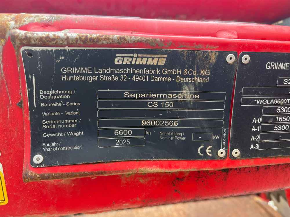 Grimme CS 150 - Картофелеуборочный комбайн: фото 3 Grimme CS 150 - Картофелеуборочный комбайн: фото 3