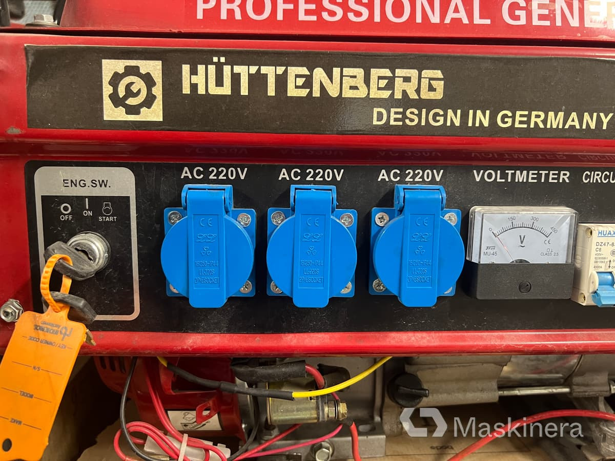 Электрогенератор Elverk Huttenberg H8500W: фото 8