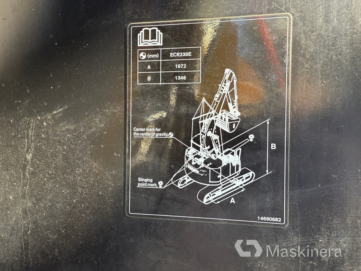 Гусеничный экскаватор Grävmaskin Volvo ECR235EL: фото 49