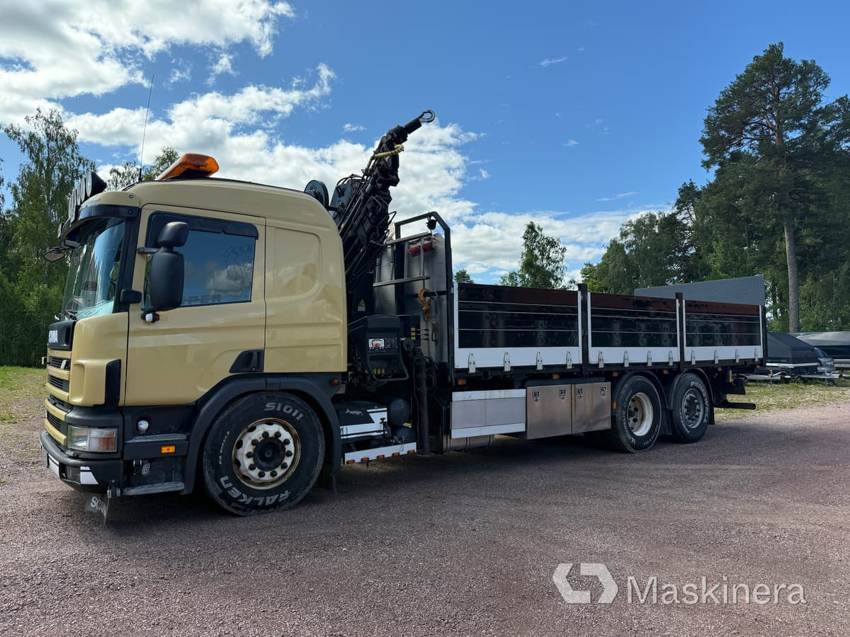 Kranbil Scania 114G - Автоманипулятор, Грузовик бортовой/ Платформа: фото 1 Kranbil Scania 114G - Автоманипулятор, Грузовик бортовой/ Платформа: фото 1
