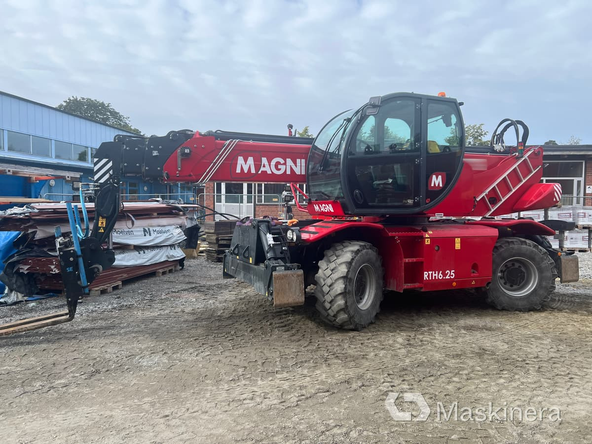 Teleskoplastare Magni RTH6.25 med redskap - Телескопический фронтальный погрузчик: фото 2 Teleskoplastare Magni RTH6.25 med redskap - Телескопический фронтальный погрузчик: фото 2