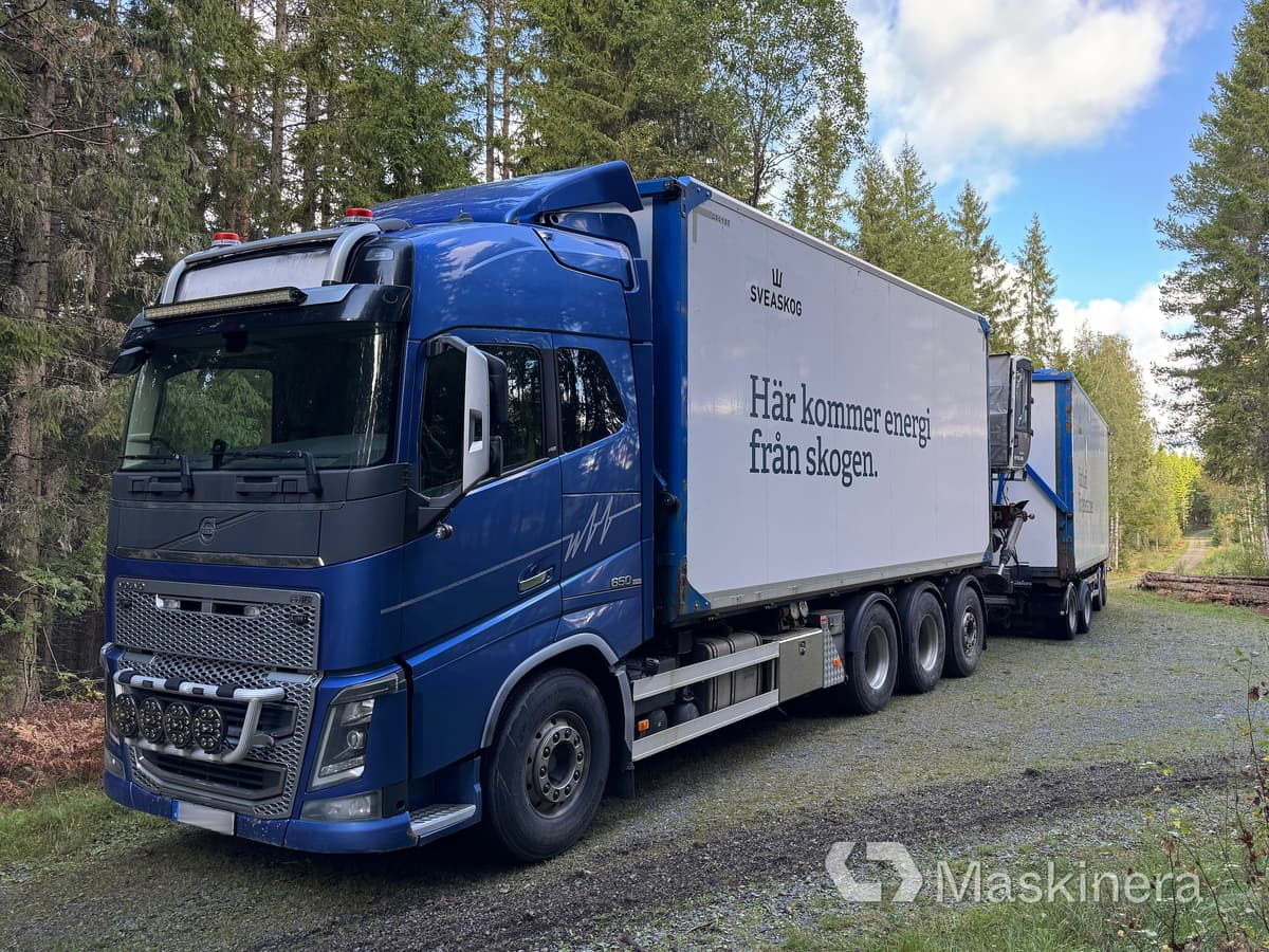 Flisbil Volvo FH16 8X4 med kran & sidtipp - Тягач, Самосвальный прицеп: фото 1 Flisbil Volvo FH16 8X4 med kran & sidtipp - Тягач, Самосвальный прицеп: фото 1