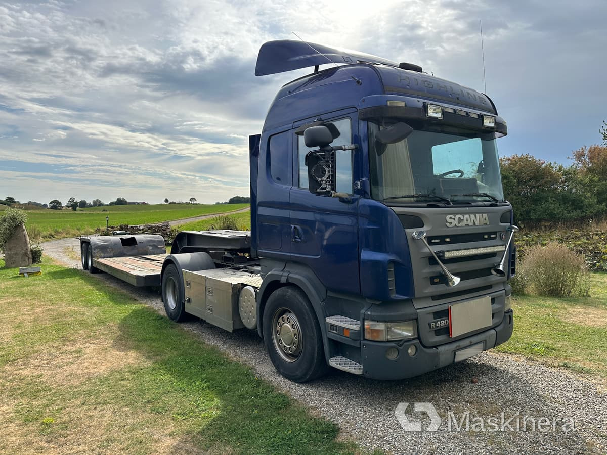 Scania R420 highline A-traktor Scania + 2 släp - Тягач, Низкорамный полуприцеп: фото 3 Scania R420 highline A-traktor Scania + 2 släp - Тягач, Низкорамный полуприцеп: фото 3