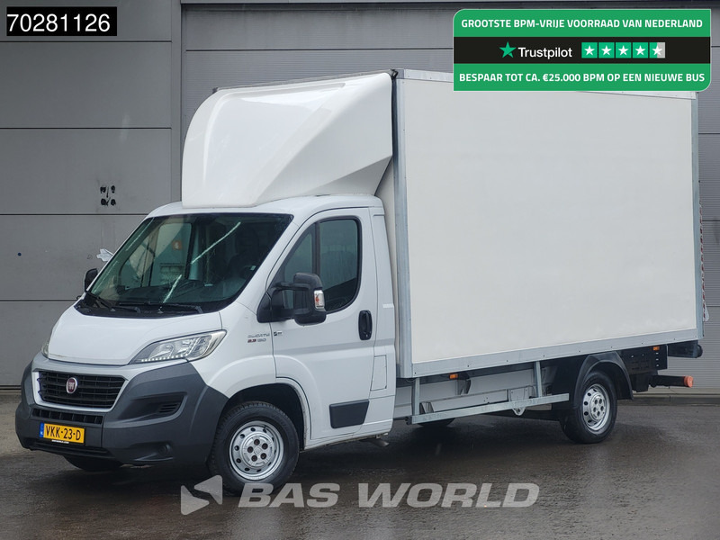 Fiat Ducato 130pk Euro6 Laadklep Bakwagen Zijdeur Airco Cruise Meubelbak Koffer 20m3 Airco Cruise control - Фургон с закрытым кузовом: фото 1 Fiat Ducato 130pk Euro6 Laadklep Bakwagen Zijdeur Airco Cruise Meubelbak Koffer 20m3 Airco Cruise control - Фургон с закрытым кузовом: фото 1