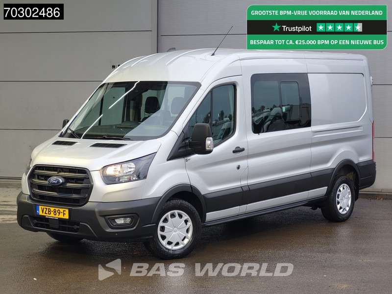 Ford Transit 130pk Dubbel Cabine Automaat L3H2 Trekhaak Navi Airco Cruise Camera Parkeersensoren v+a SYNC4 Display APK 07-2027 Euro6 L3 DC Do - Цельнометаллический фургон: фото 1 Ford Transit 130pk Dubbel Cabine Automaat L3H2 Trekhaak Navi Airco Cruise Camera Parkeersensoren v+a SYNC4 Display APK 07-2027 Euro6 L3 DC Do - Цельнометаллический фургон: фото 1