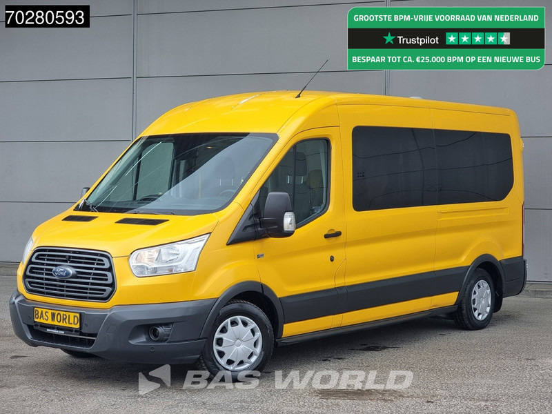 Ford Transit 130pk Personenvervoer Luchtvering Taxi L3H2 Ramp Airco Cruise Parkeersensoren Euro6 Kombi Tourer 9-zitter 9-Sitze 11m3 Airco Cru - Микроавтобус, Пассажирский фургон: фото 1 Ford Transit 130pk Personenvervoer Luchtvering Taxi L3H2 Ramp Airco Cruise Parkeersensoren Euro6 Kombi Tourer 9-zitter 9-Sitze 11m3 Airco Cru - Микроавтобус, Пассажирский фургон: фото 1