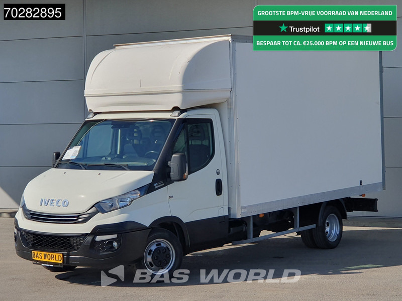 Iveco 35C16 Automaat Bakwagen Achterdeuren Airco Cruise Euro6 Meubelbak Koffer 20m3 Airco Cruise control - Фургон с закрытым кузовом: фото 1 Iveco 35C16 Automaat Bakwagen Achterdeuren Airco Cruise Euro6 Meubelbak Koffer 20m3 Airco Cruise control - Фургон с закрытым кузовом: фото 1