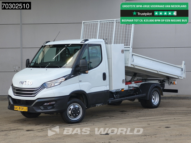 Iveco Daily 35C14 Automaat Kipper met Kist Dubbellucht 3,5t Trekhaak Airco Cruise Euro6 Tipper Benne Kieper Airco Trekhaak Cruise control - Малотоннажный самосвал: фото 1 Iveco Daily 35C14 Automaat Kipper met Kist Dubbellucht 3,5t Trekhaak Airco Cruise Euro6 Tipper Benne Kieper Airco Trekhaak Cruise control - Малотоннажный самосвал: фото 1