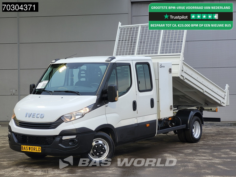 Iveco Daily 35C14 Dubbel Cabine Open Laadbak met Kist Dubbellucht 3,5t Trekhaak Airco Cruise Euro6 Pritsche Pickup Open Box Airco Trekhaak C - Малотоннажный бортовой грузовик: фото 1 Iveco Daily 35C14 Dubbel Cabine Open Laadbak met Kist Dubbellucht 3,5t Trekhaak Airco Cruise Euro6 Pritsche Pickup Open Box Airco Trekhaak C - Малотоннажный бортовой грузовик: фото 1