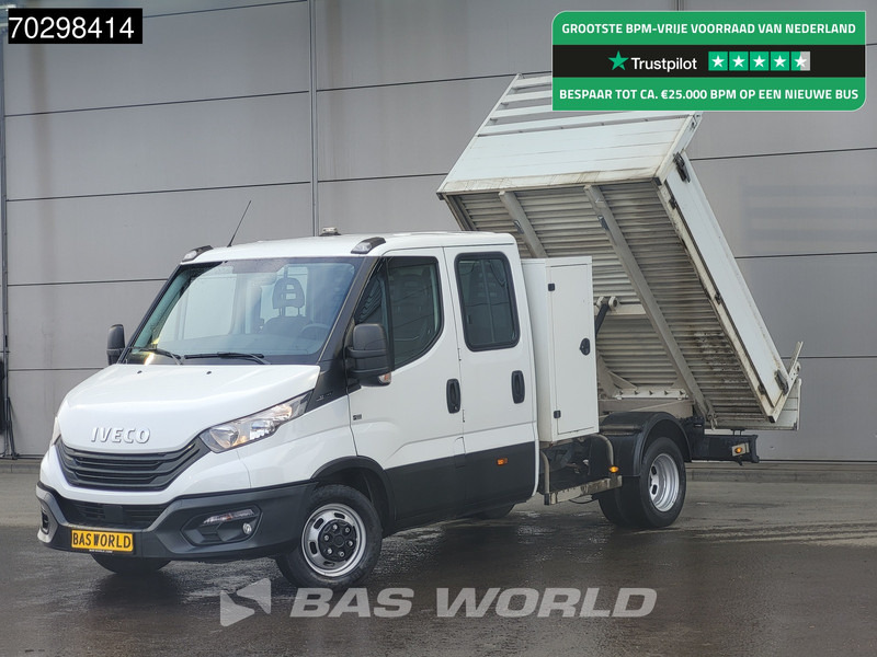 Iveco Daily 35C14 Kipper met Kist Dubbel Cabine 3,5t Trekhaak Dubbellucht Airco Cruise Euro6 Tipper Benne Kieper Airco Trekhaak Cruise contr - Малотоннажный самосвал: фото 1 Iveco Daily 35C14 Kipper met Kist Dubbel Cabine 3,5t Trekhaak Dubbellucht Airco Cruise Euro6 Tipper Benne Kieper Airco Trekhaak Cruise contr - Малотоннажный самосвал: фото 1