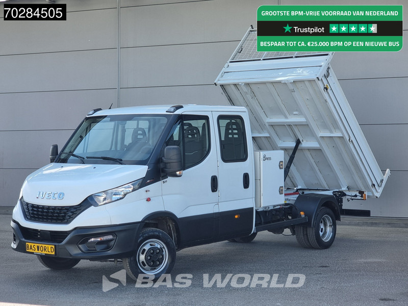 Iveco Daily 35C16 3.0L Kipper met Kist Dubbel Cabine Dubbellucht 3,5t Trekhaak Airco Cruise Euro6 Kieper Tipper Benne Airco Dubbel cabine Tr - Малотоннажный бортовой грузовик: фото 1 Iveco Daily 35C16 3.0L Kipper met Kist Dubbel Cabine Dubbellucht 3,5t Trekhaak Airco Cruise Euro6 Kieper Tipper Benne Airco Dubbel cabine Tr - Малотоннажный бортовой грузовик: фото 1