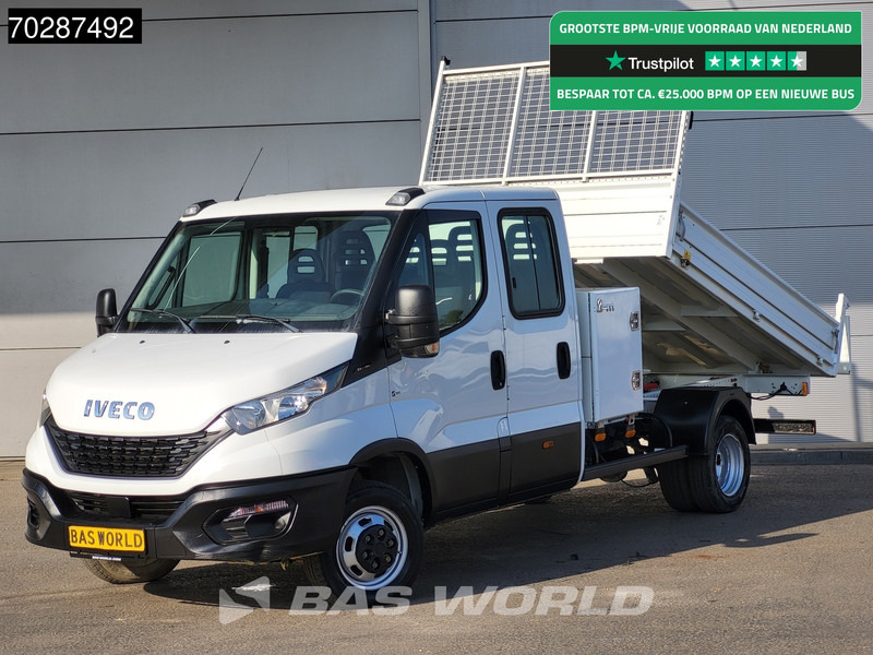 Iveco Daily 35C16 3.0L Kipper met Kist Dubbel Cabine Dubbellucht 3,5t Trekhaak Navi Airco Cruise Camera Euro6 Tipper Benne Kieper 2m3 Airco - Малотоннажный самосвал: фото 1 Iveco Daily 35C16 3.0L Kipper met Kist Dubbel Cabine Dubbellucht 3,5t Trekhaak Navi Airco Cruise Camera Euro6 Tipper Benne Kieper 2m3 Airco - Малотоннажный самосвал: фото 1