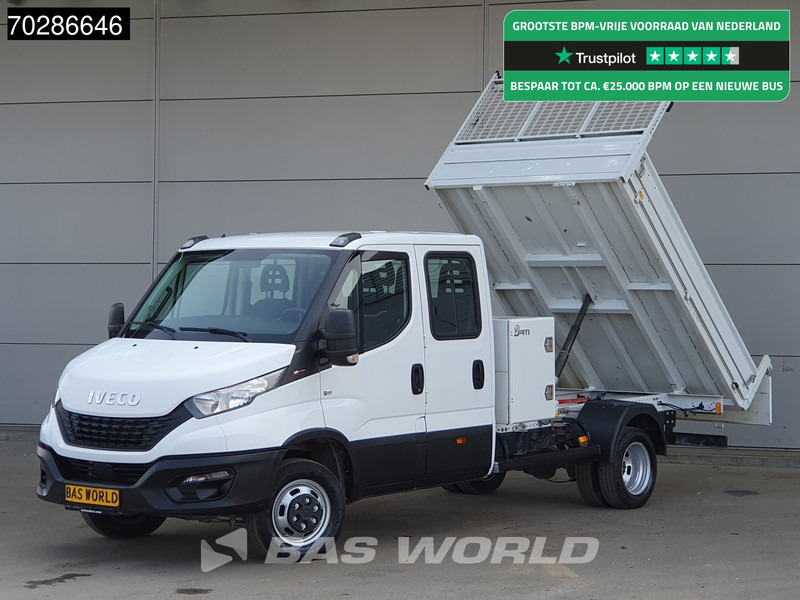 Iveco Daily 35C16 3.0L Open Laadbak met Kist Dubbel Cabine Dubbellucht 3,5t Trekhaak Airco Cruise Euro6 Pritsche Pickup Open Box Airco Trekh - Малотоннажный бортовой грузовик: фото 1 Iveco Daily 35C16 3.0L Open Laadbak met Kist Dubbel Cabine Dubbellucht 3,5t Trekhaak Airco Cruise Euro6 Pritsche Pickup Open Box Airco Trekh - Малотоннажный бортовой грузовик: фото 1
