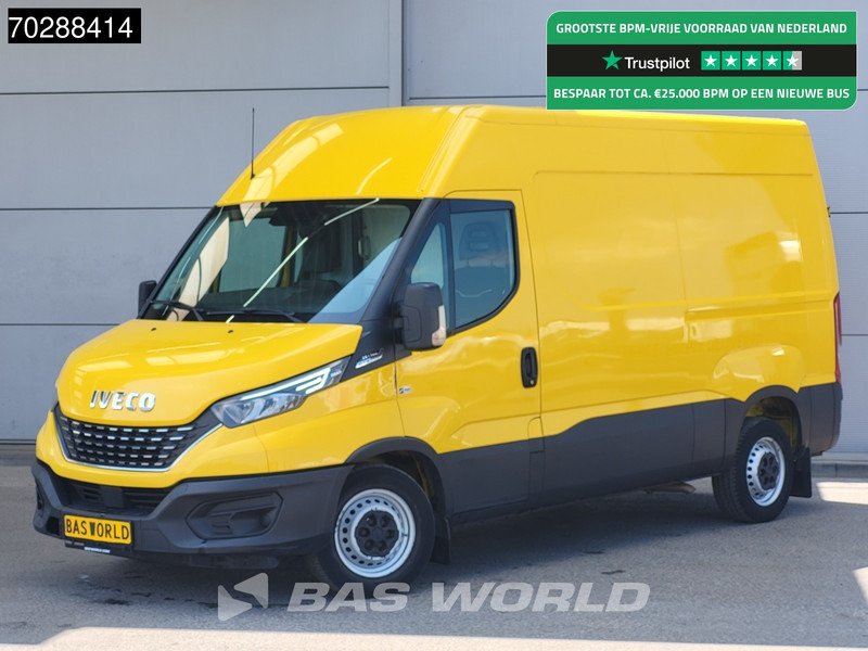 Цельнометаллический фургон Iveco Daily 35S14 Automaat L2H2 ACC LED 3,5t Trekgewicht Airco Cruise Camera Werkplaatsinrichting Euro6 L2 11m3 Airco: фото 1
