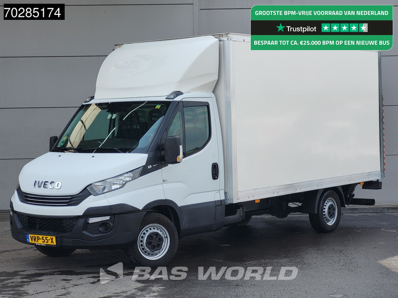 Iveco Daily 35S16 Automaat Laadklep Bakwagen 160PK Airco Cruise Euro6 Meubelbak Koffer 19m3 Airco Cruise control - Фургон с закрытым кузовом: фото 1 Iveco Daily 35S16 Automaat Laadklep Bakwagen 160PK Airco Cruise Euro6 Meubelbak Koffer 19m3 Airco Cruise control - Фургон с закрытым кузовом: фото 1