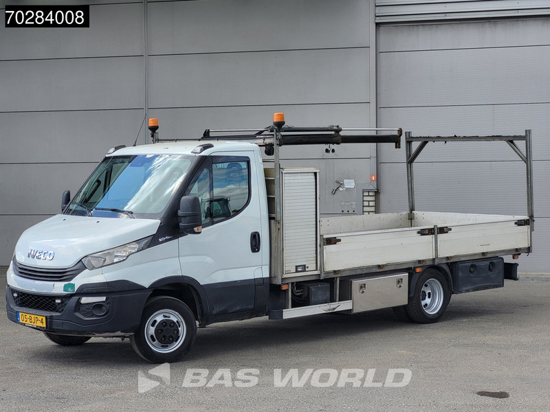 Малотоннажный бортовой грузовик Iveco Daily 50C15 3.0L Euro6 Kraanwagen HIAB 013T PTO 3,5t Trekhaak Airco Cruise Kraan Crane Kranwagen Pickup Pritsche Airco Trekhaak Cruise: фото 6